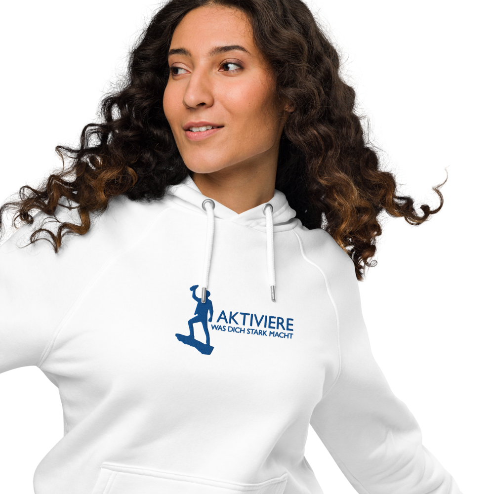 Aquion / Aktiviere - Unisex Bio-Raglan-Hoodie