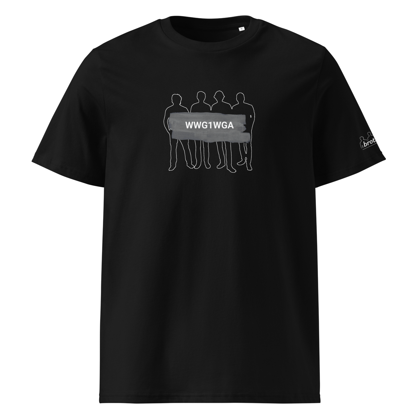 brothers WWG1WGA - Unisex-Bio-Baumwoll-T-Shirt / schwarz