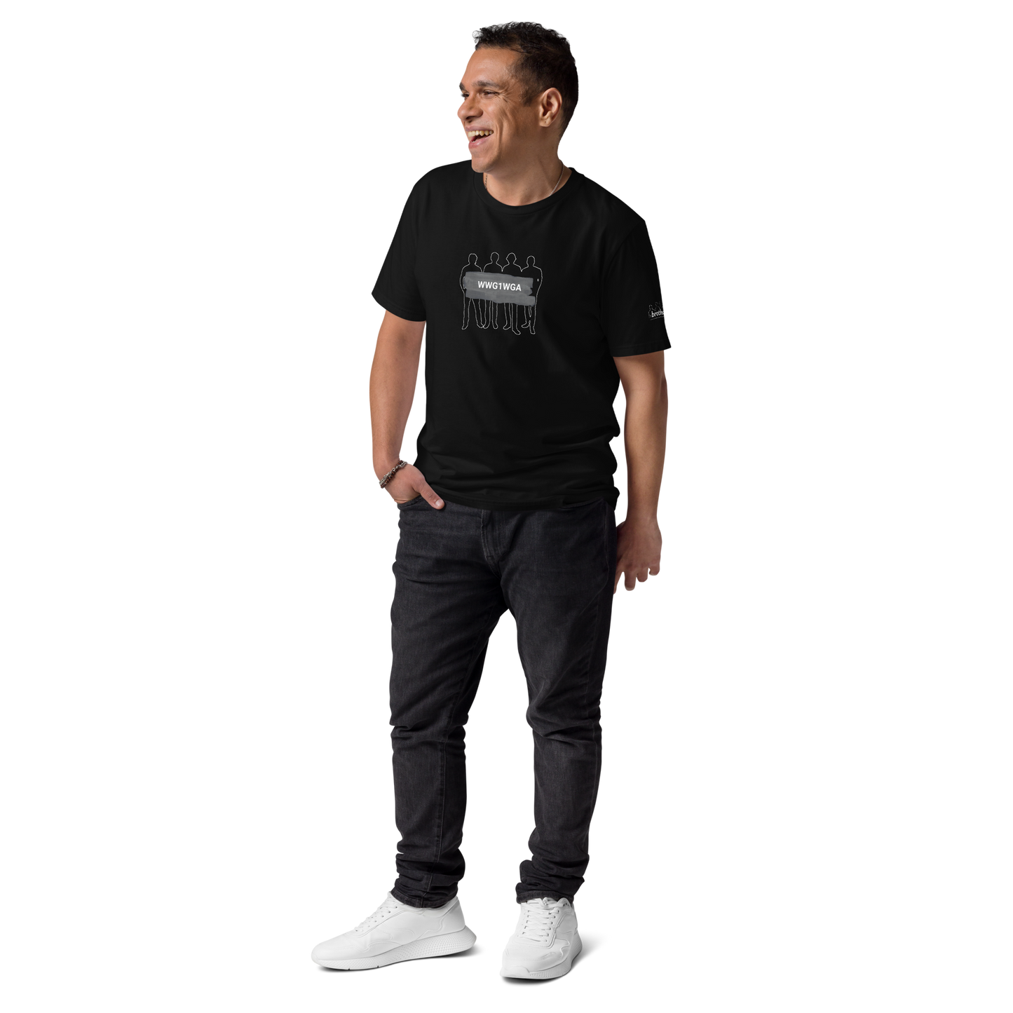 brothers WWG1WGA - Unisex-Bio-Baumwoll-T-Shirt / schwarz