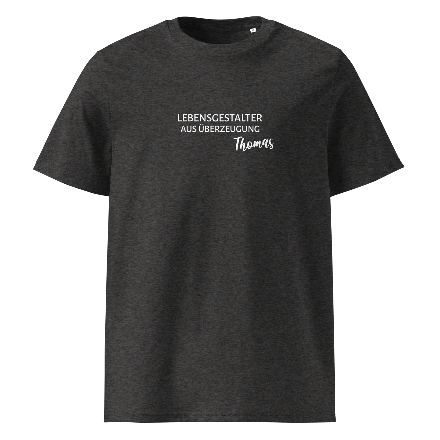 Lebensgestalter(in) *NAME - Unisex-Bio-Baumwoll-T-Shirt