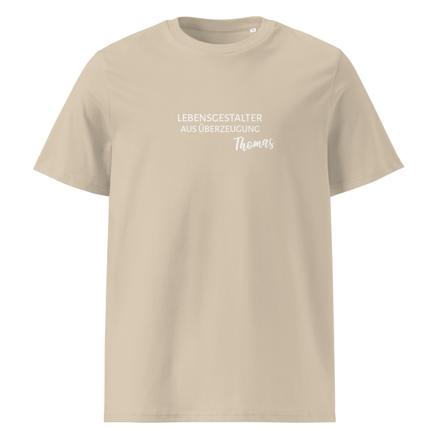 Lebensgestalter(in) *NAME - Unisex-Bio-Baumwoll-T-Shirt
