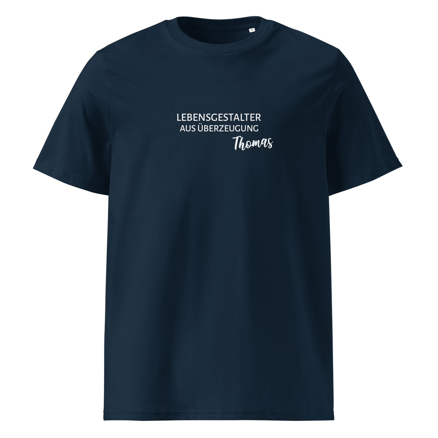 Lebensgestalter(in) *NAME - Unisex-Bio-Baumwoll-T-Shirt