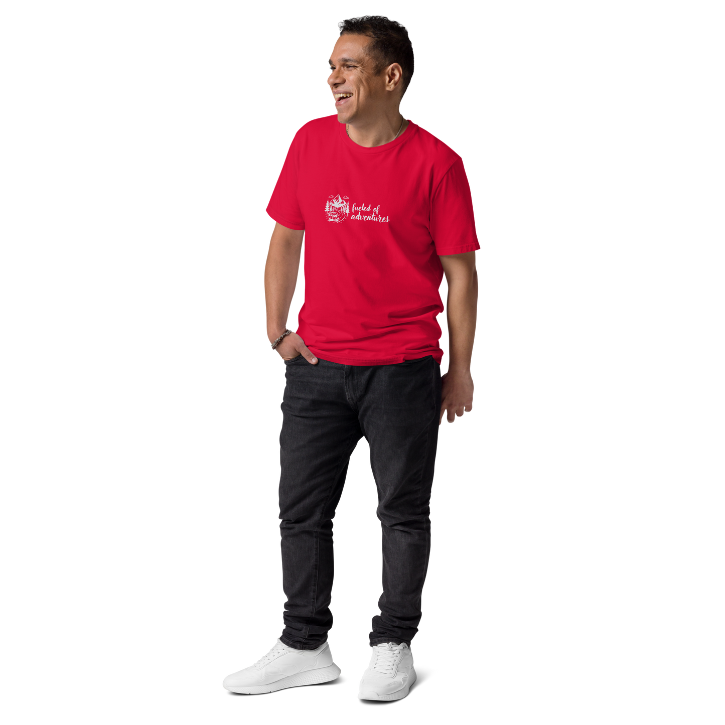 Fueled of Adventures - T-Shirt aus Premium-Baumwolle