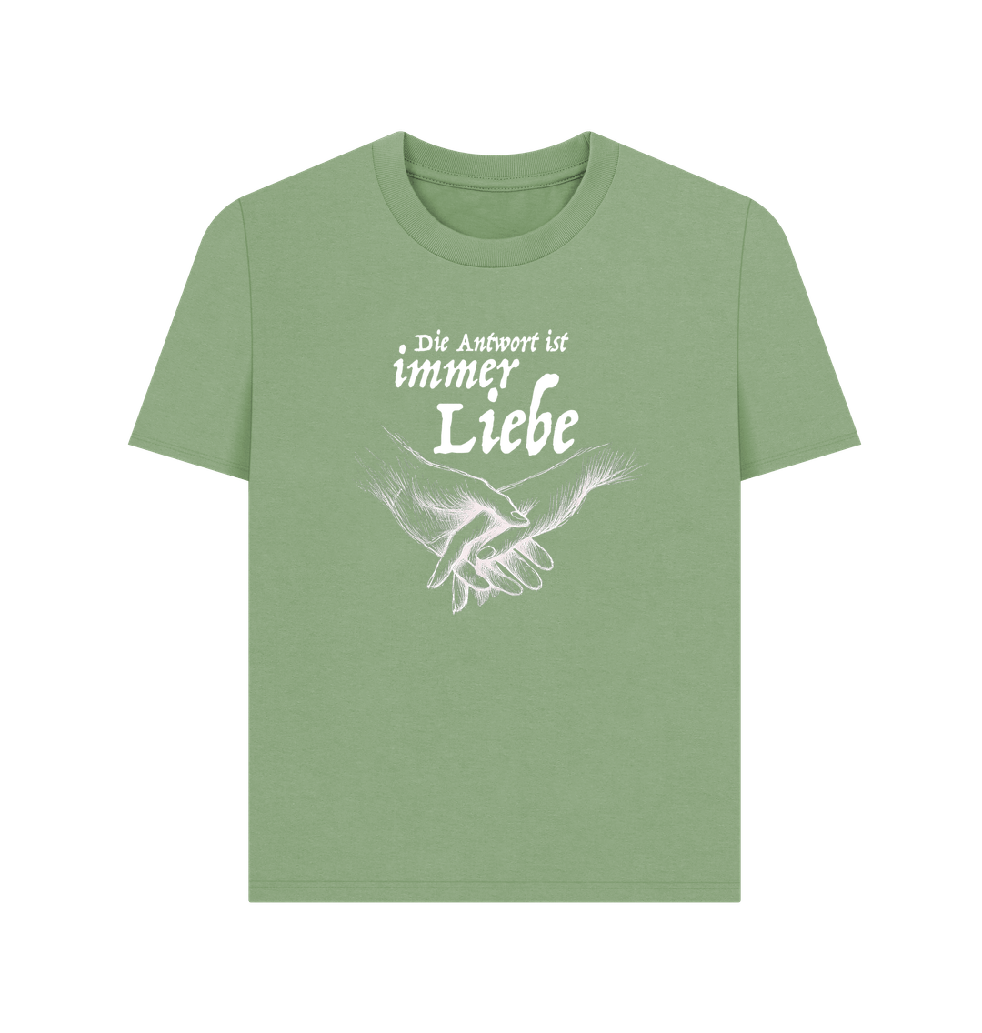 Sage Antwort Liebe 100% Bio Women\u00b4s T-Shirt