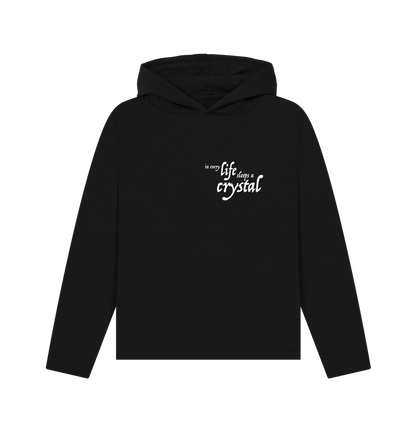 Black Recycled Hoody