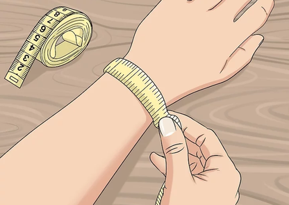 Armband - Dunkelgrünes mit Schiebeknoten