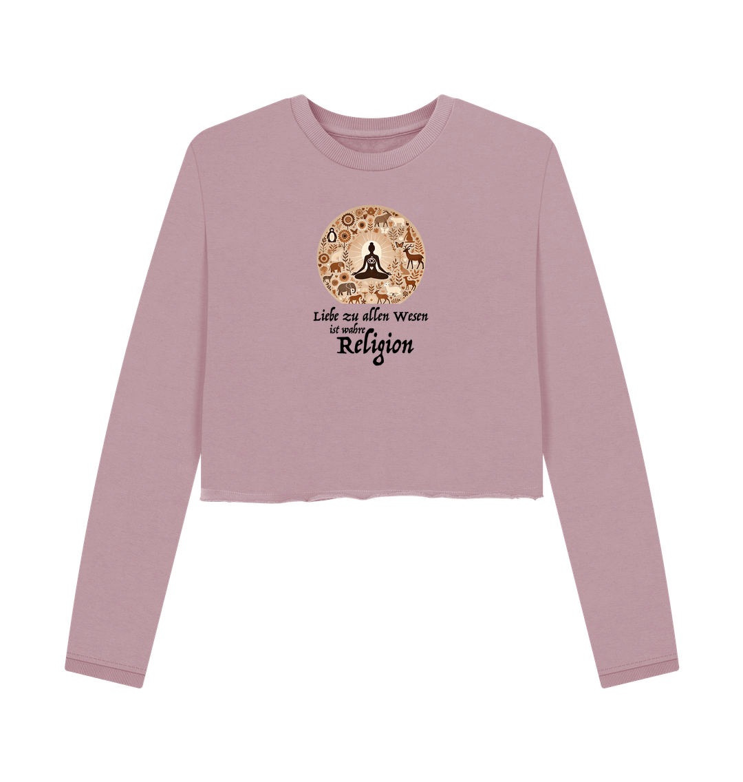 Mauve Wahre Religion - 100% Bio Women's Boxy Jumper