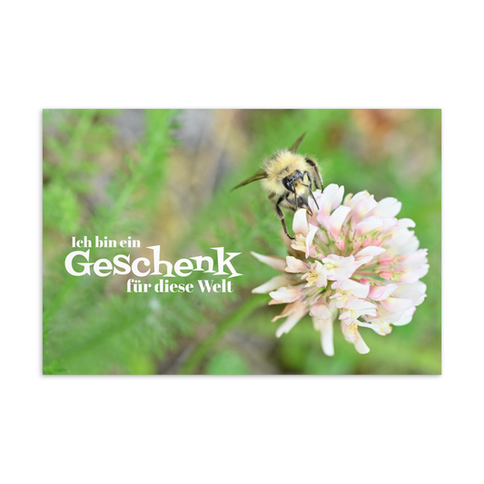 Postkarte - Ich bin ein Geschenk