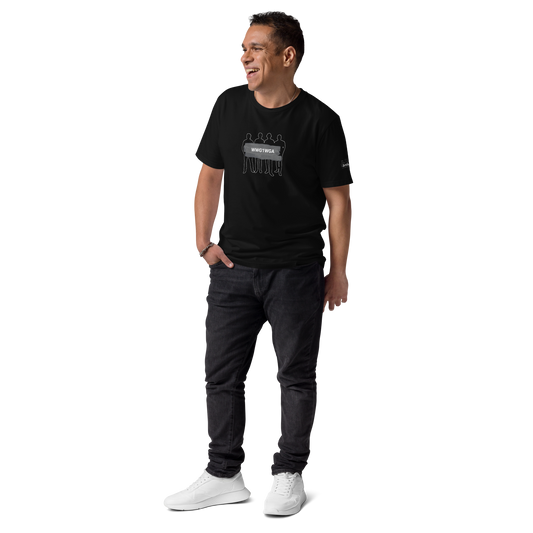 brothers WWG1WGA - Unisex-Bio-Baumwoll-T-Shirt / schwarz
