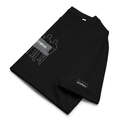 brothers WWG1WGA - Unisex-Bio-Baumwoll-T-Shirt / schwarz