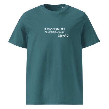 Lebensgestalter(in) *NAME - Unisex-Bio-Baumwoll-T-Shirt