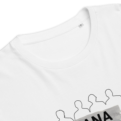 brothers YANA you are not alone - Unisex-Bio-Baumwoll-T-Shirt / weiss